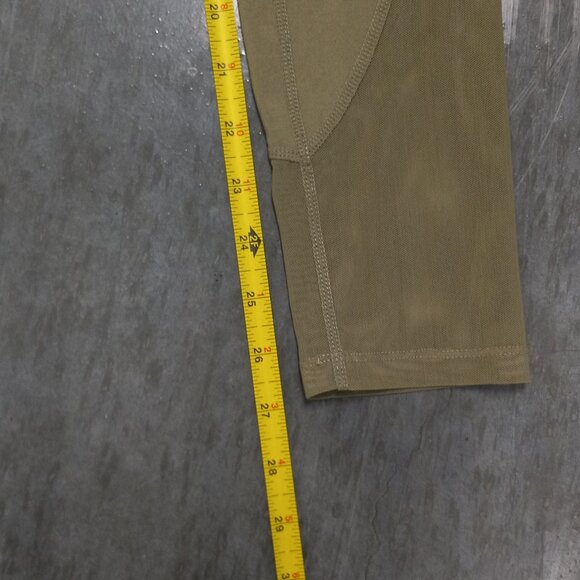 Gymshark Sleek Sculpture Mesh Leggings Womens S Olive Green - Picture 4 of 6